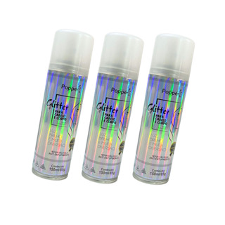 Kit 3 Spray Glitter Cabelo Corpo Roupa Furta-cor Holográfico em Oferta na Shopee