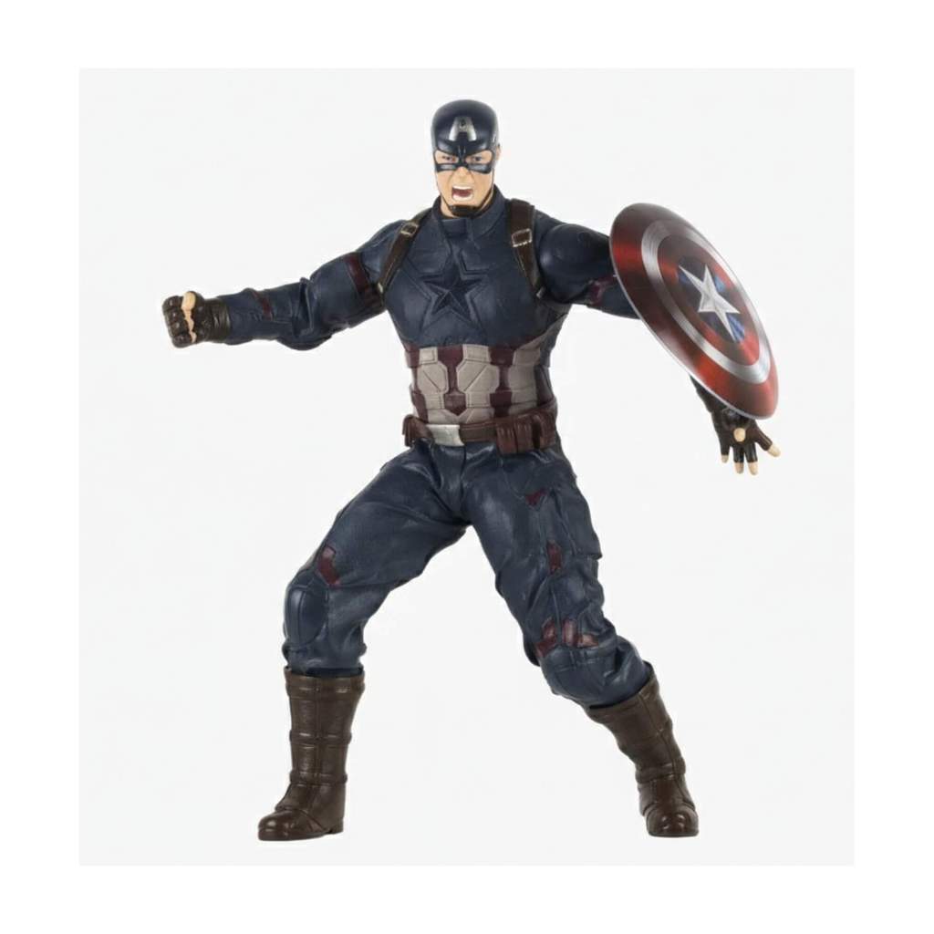 Boneco Capitão América Gigante 45cm c/ Escudo Articulado Infantil Revolution Mimo Toys - 0514 em Oferta na Shopee