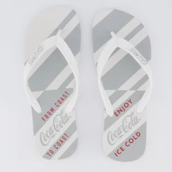 Chinelo Coca Cola Hoxie 2 Branco