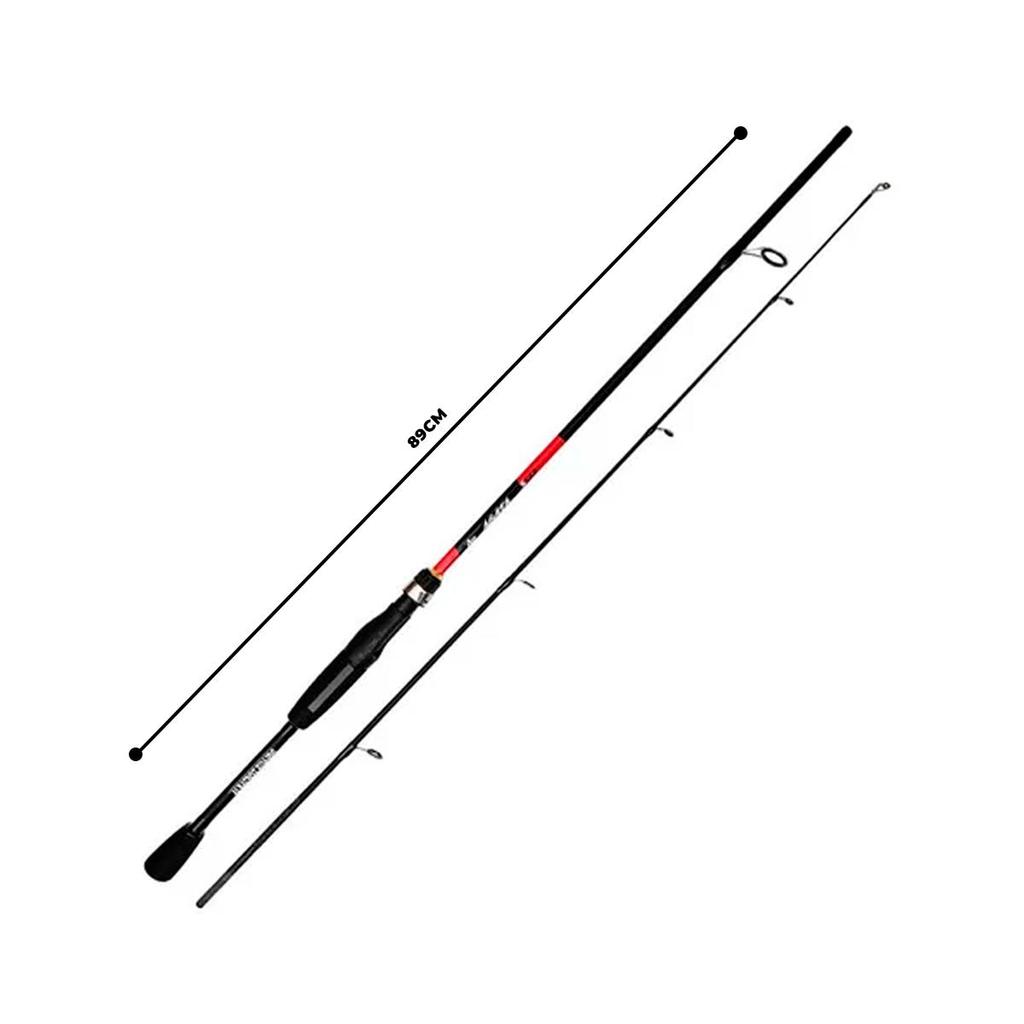 Vara de Pesca Albatroz Ágata S562 1,68m 6-12lb para Molinete em Fibra de Carbono