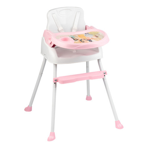 Cadeira De Alimentação Styll Baby 3 Em 1 - Disney Princesas Princesas Rosa-claro