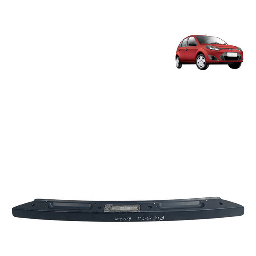 Moldura Friso Tampa Traseira Porta Malas Ford Fiesta Hatch Preto