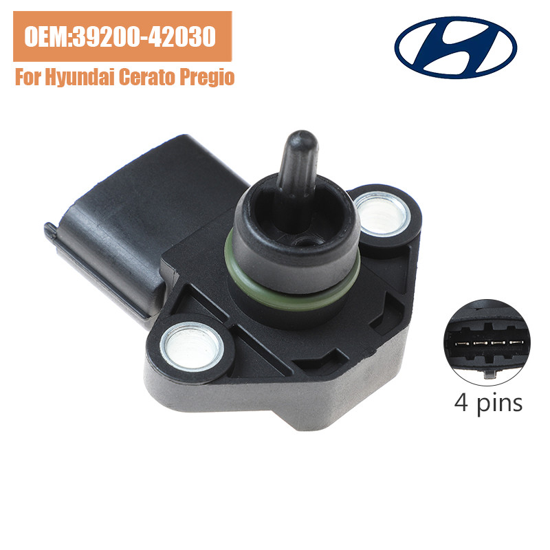 Novo Sensor De Mapa Coletor Pressão Absoluta Para Hyundai Cerato Pregio Com Caixa 39200-42030/3920042030