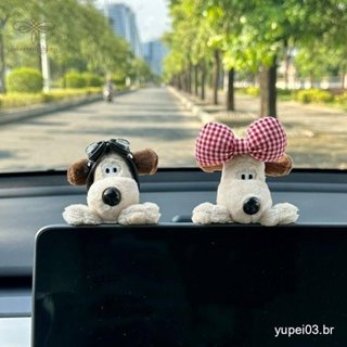 Lu Bonito Dos Desenhos Animados Filhote De Cachorro Boneca De Pelúcia Ornamentos Interiores Do Carro Tela Console Centra em Oferta na Shopee