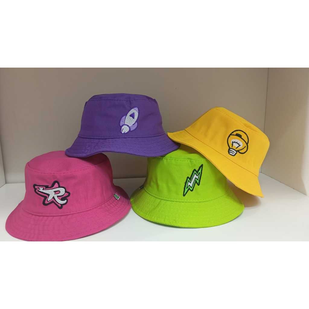 Chapéu Boné Bucket Infantil Menino Menina Cata Ovo Boné Praia Estampa Emilly -VICK - Katlen - Leozinho