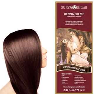 Tintura Capilar Surya Henna Creme Cast Escuro em Oferta na Shopee