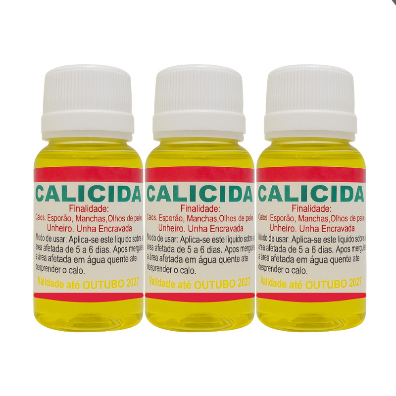 Calosidades 10 ml - Unha Encravada, Olho de Peixe, Calos em Oferta na Shopee