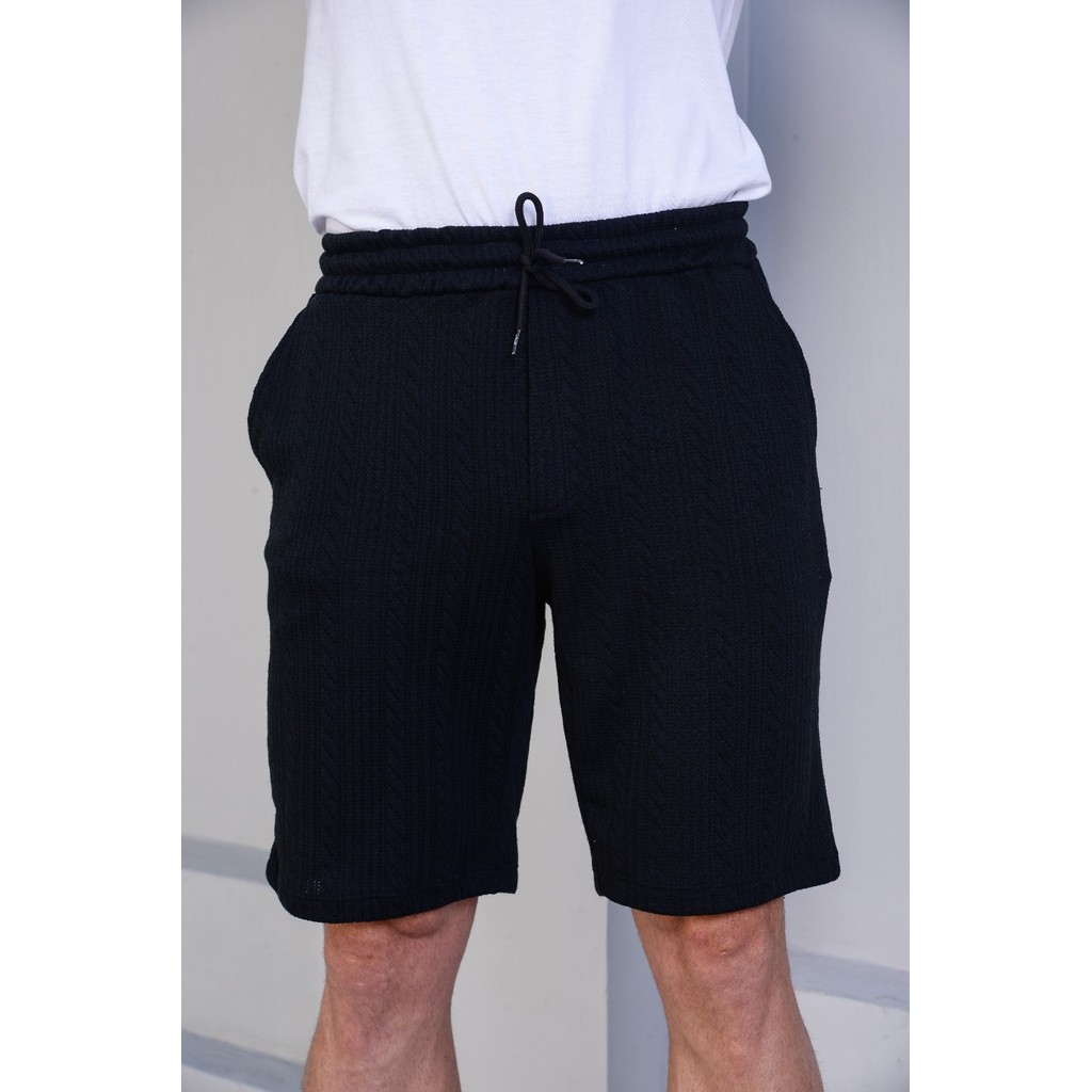 Bermuda Masculina Tricot Confortável Casual
