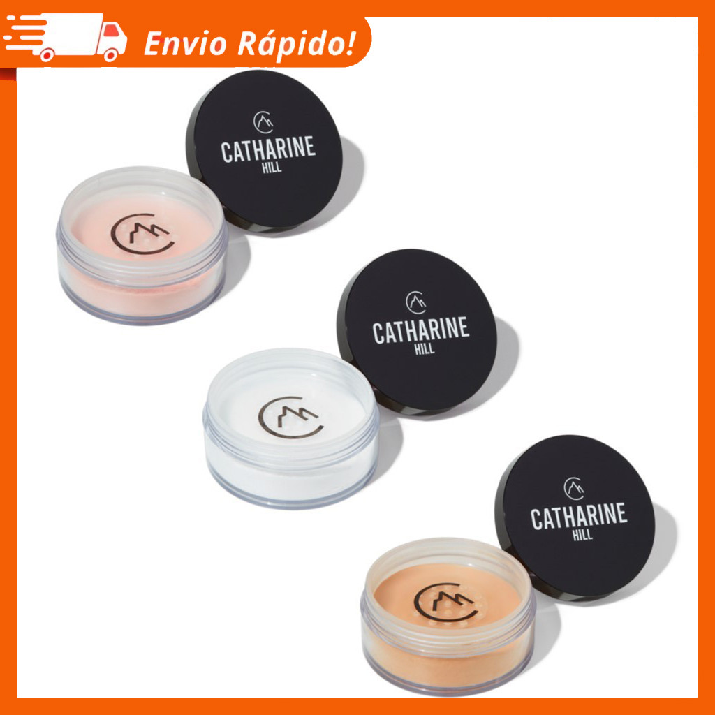 Pó Solto Fixador Facial Catharine Hill Face Powder Fixer Matte 12g Vegano