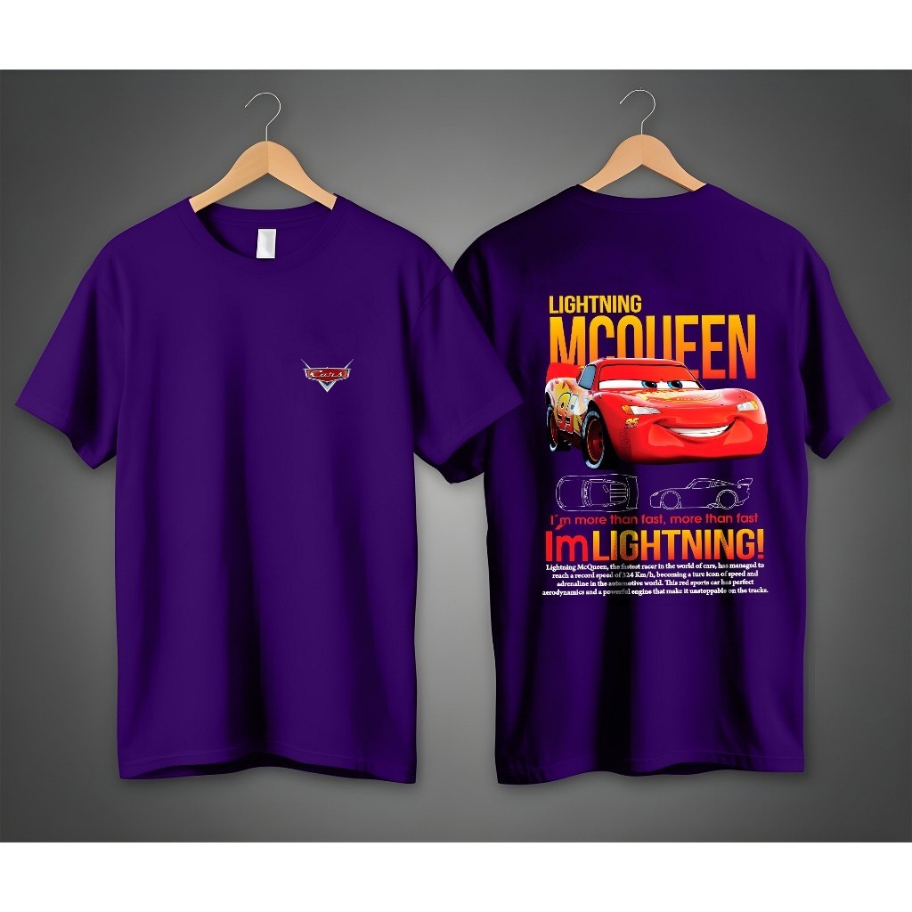 Camiseta Premium Casal Relâmpago McQueen Sally Namorados Lançamento 2024 Envio Rápido