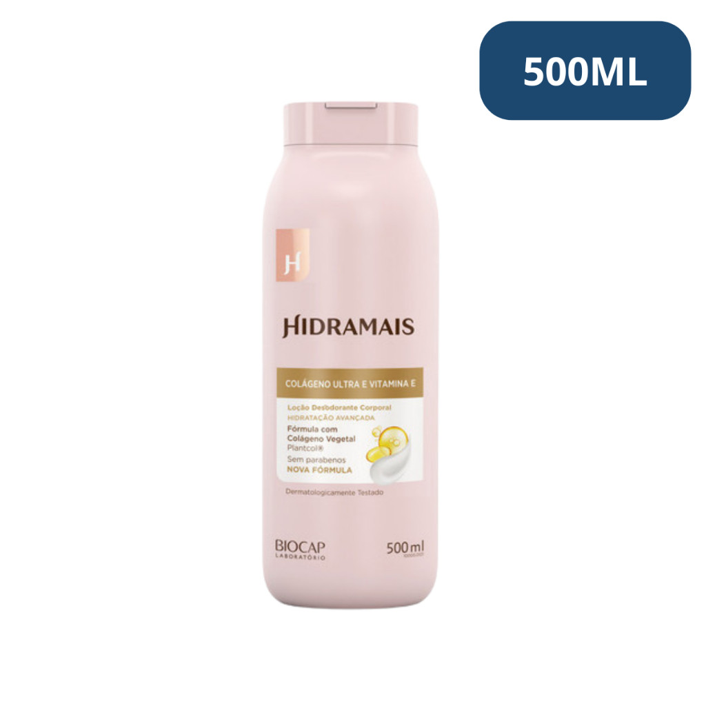 Loção Hidratante Colágeno E Vitamina E 500ml Hidramais