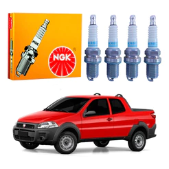 Jogo 4 Velas Original Ngk Strada 1.4 2010 A 2020