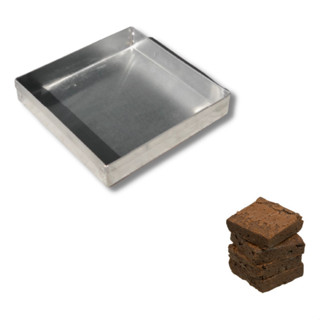 Assadeira para Brownie Bolo Palha Italiana 20x20x3 Em 100% Alumínio em Oferta na Shopee