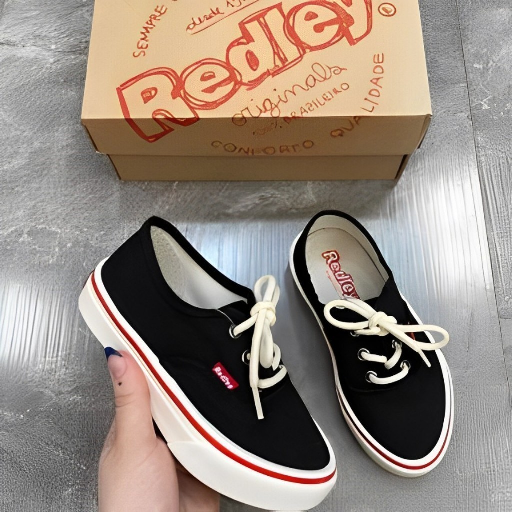 pra cima Tênis Menino e Menina Criança Sapatênis Redley Infantil e Juvenil Casual Sapatenis Básico Original