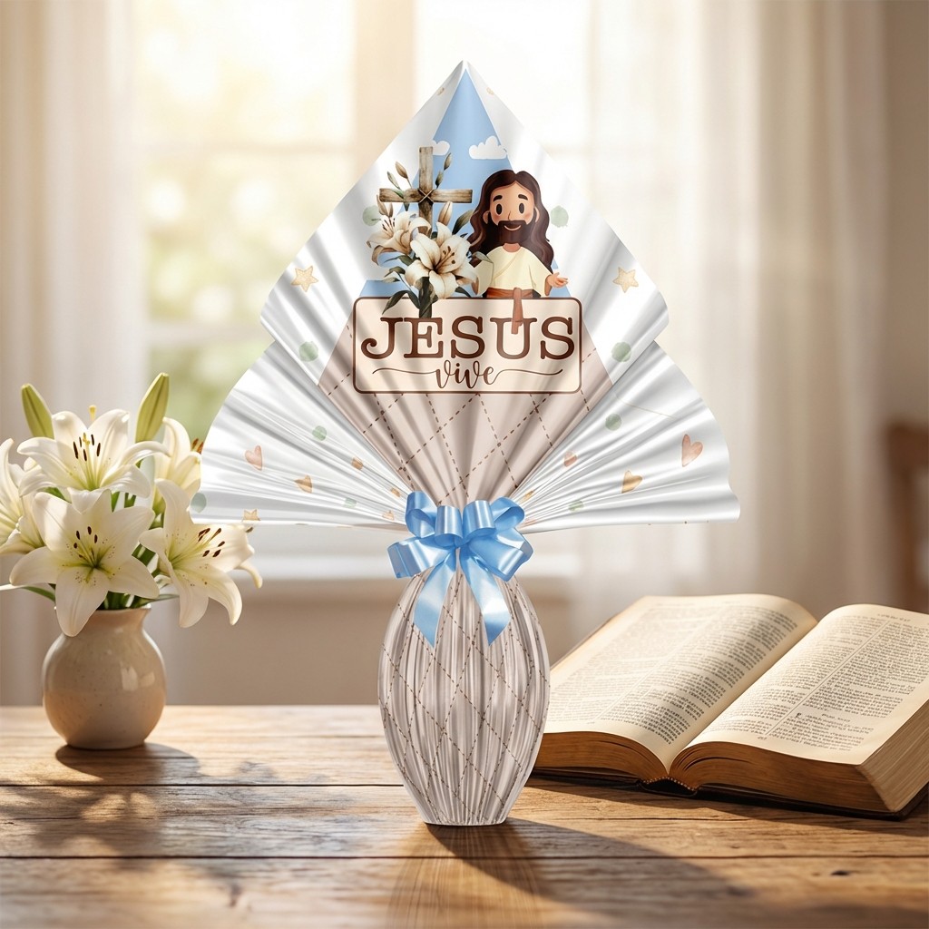 Kit 25 Embalagens Páscoa Artesanal 350g 500g Temas Derivados em Oferta na Shopee