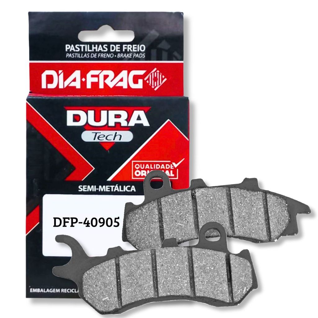 Pastilha de Freio Dianteira Nxr 160 Bros Cbs / Pcx 150 Cbs / Pcx 160 Cbs Diafrag