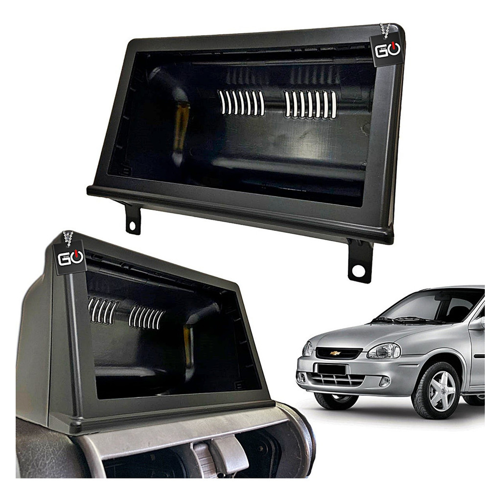 Moldura 2 Din Painel Cima Corsa Wind Hatch Efi Mpfi 1.0 1.4