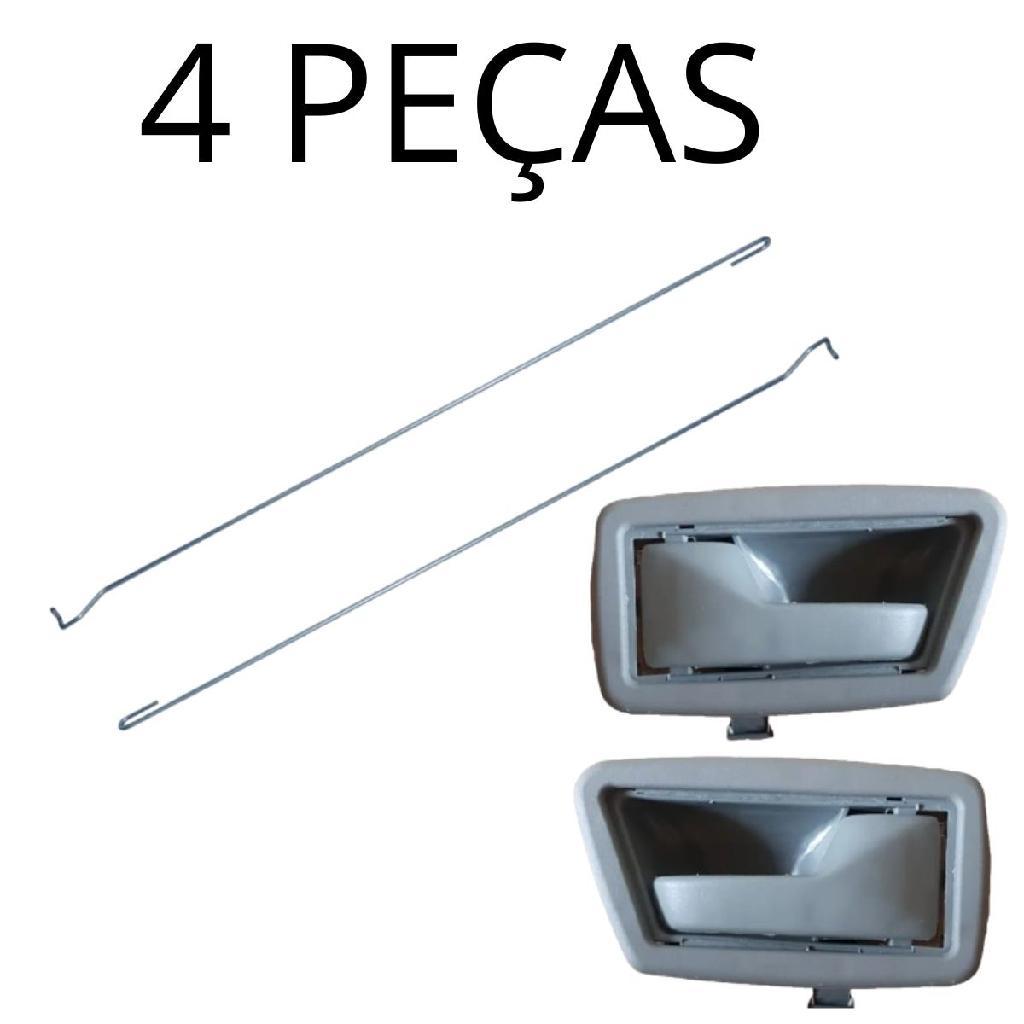 KIT 2 MAÇANETA DA PORTA INTERNA TIRANTE HASTE DA PORTA VW TODOS