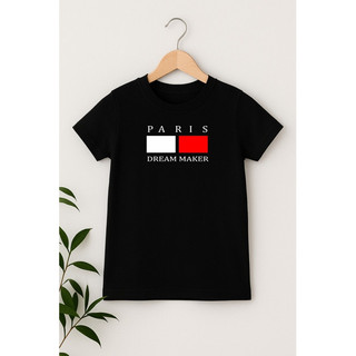 Camiseta Infantil Juvenil Malha Premium 100% Algodão Paris