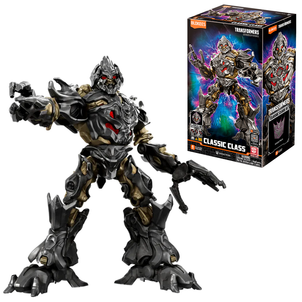 Boneco Articulado Montável Blokees Transformers Classic Class Megatron 2007 Colecionável Model Kit