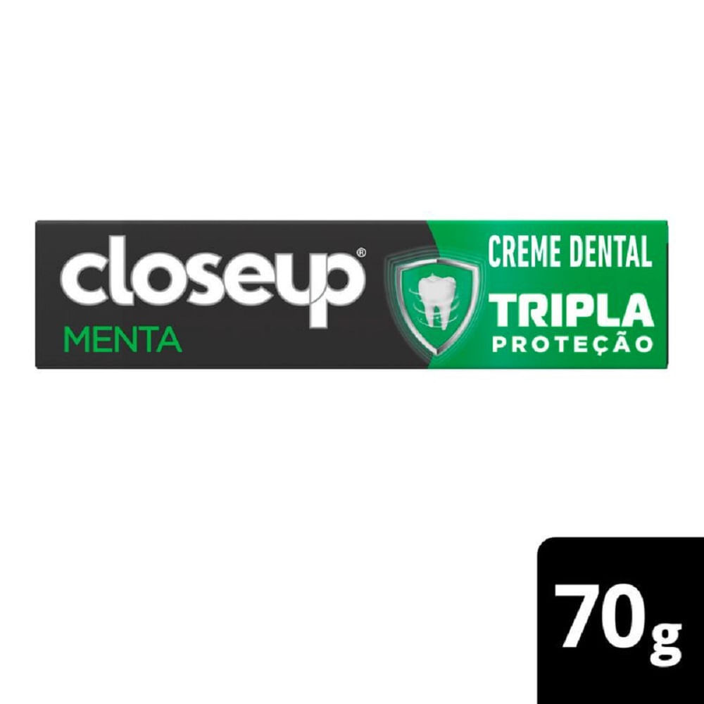Creme Dental Close Up Triple Menta 70g em Oferta na Shopee
