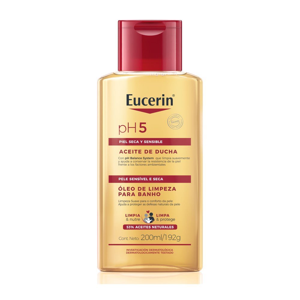Óleo de Limpeza Corporal Eucerin pH5 200ml