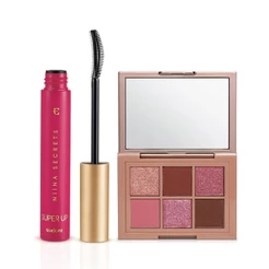 Combo Niina Secrets: Máscara Para Cílios Super Up 8g + Paleta de Sombras Shine 5,4g