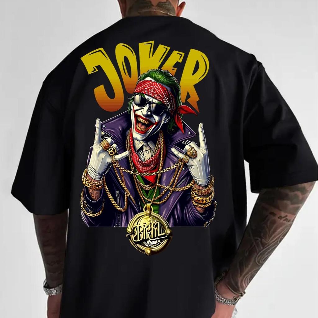 Camiseta Algodão Premium Streetwear Casual Basica Joker Mandrake