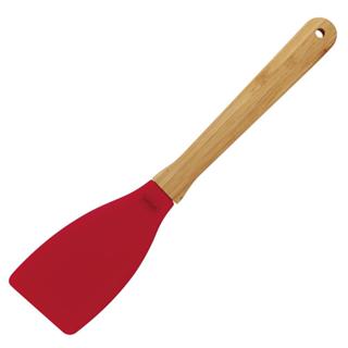 Espátula Mor 28cm Vermelho, de Bambu e Silicone - 8518 em Oferta na Shopee
