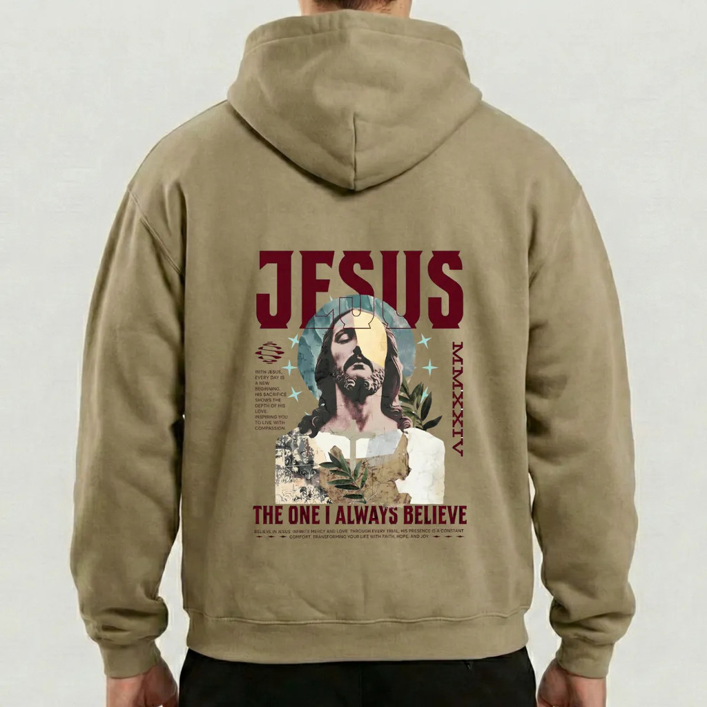 Moletom Canguru Religioso Jesus The One I Always Believe