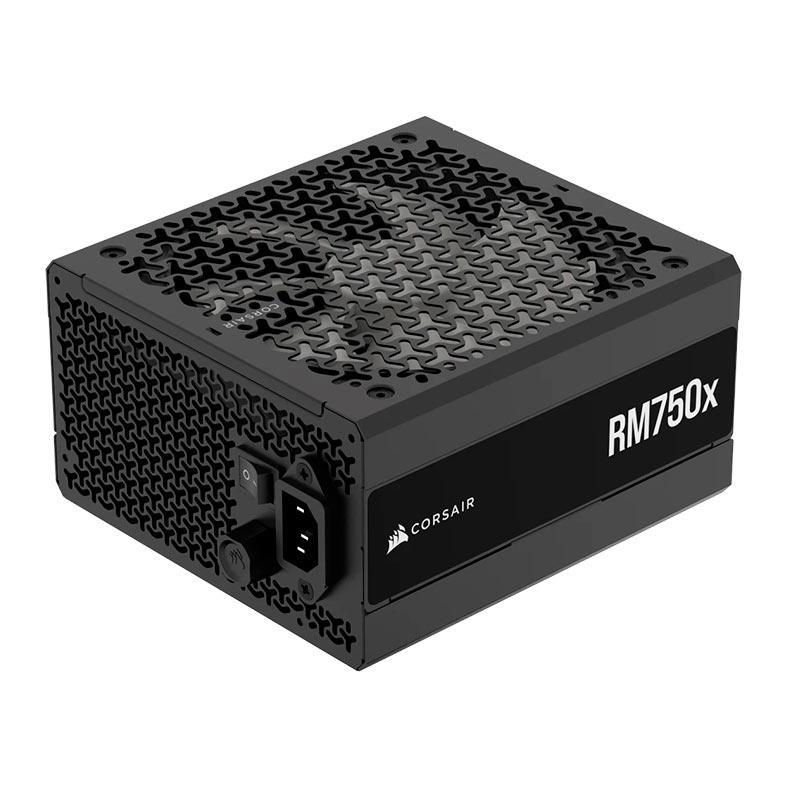 Fonte Corsair RM750x, 750W, Full-Modular, ATX 3.1, PCIe 5.1, Cybenetics Gold, Preto, CP-9020285-BR em Oferta na Shopee