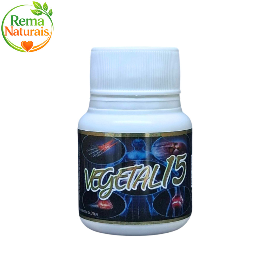 1 Frasco Vegetal 15 500mg 15 Cáps Original em Oferta na Shopee