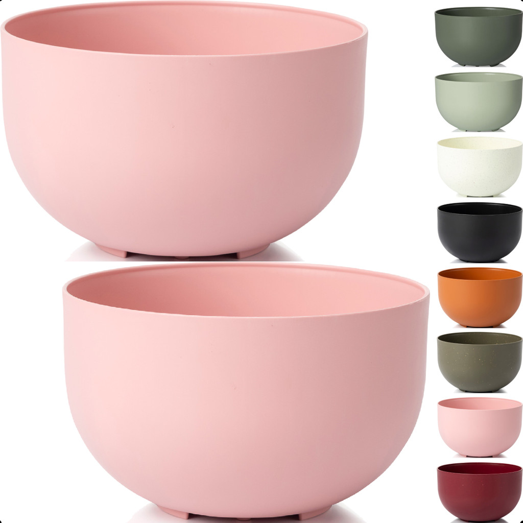 Kit 2 Cachepot Cuia Vaso Pote 21 Raiz Due N6 24x14cm Encaixe Decore Cachepô Plástico para Decorar