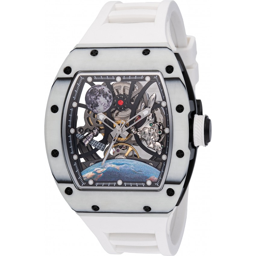 Relógio Masculino Invicta 49012 S1 Rally Interstellar Automático Pulseira Branca