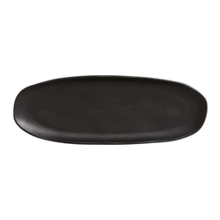 Travessa Oval Rasa Grande Orgânico Preto Matte Porto Brasil