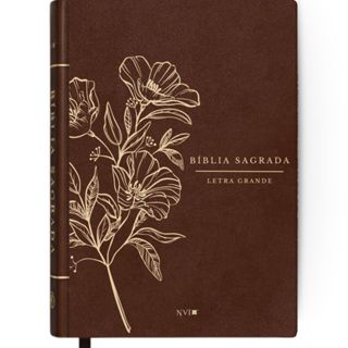 Bíblia Sagrada | Letra Grande | NVI | Capa Dura | Floral Ganache em Oferta na Shopee