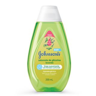 Sabonete de Glicerina Infantil Liquido Baby Johsonn's Lavanda 200ml em Oferta na Shopee