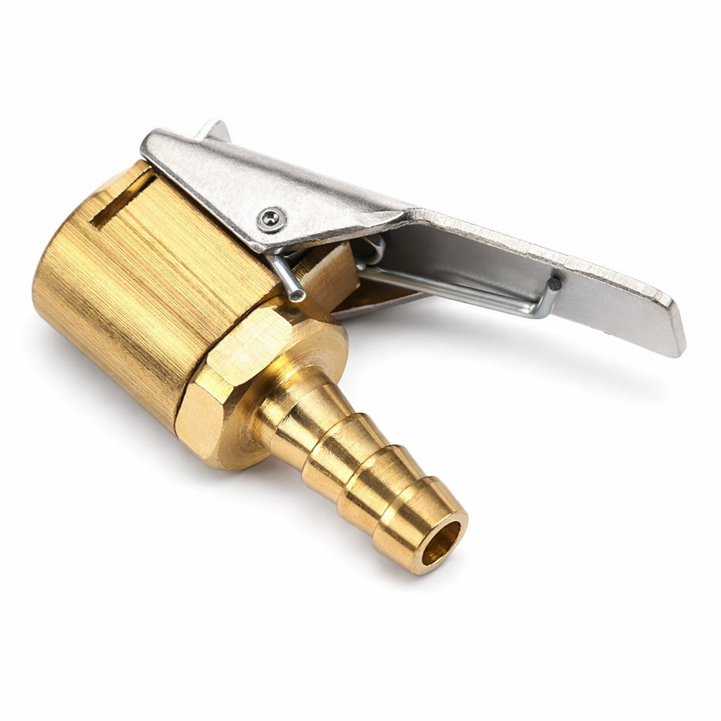 Bico Inflador De Encher Pneu De Carro Válvula Para Calibrar Com Presilha 3,5cm x 4cm em Oferta na Shopee