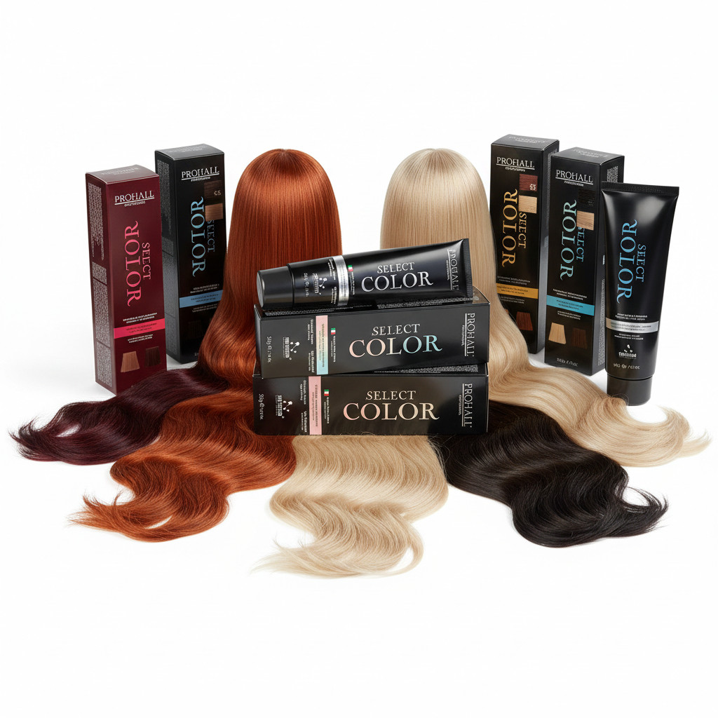 Coloração Permanente Baixa Amônia Tinta de Tons Louro Claro, médio, dourado, escuro Prohall
