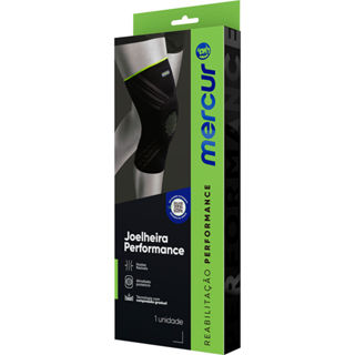 Joelheira Reabilitação Performance Mercur Tamanho G Preta 1 Unidade em Oferta na Shopee