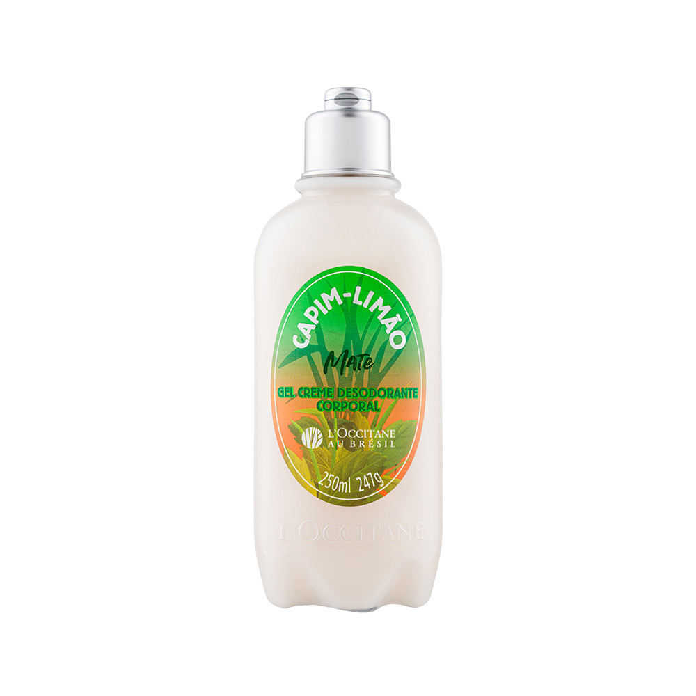 Loccitane cheiroso hidrata a pele Gel Creme Desodorante Corporal Capim-limão Mate 250ml masculino feminino