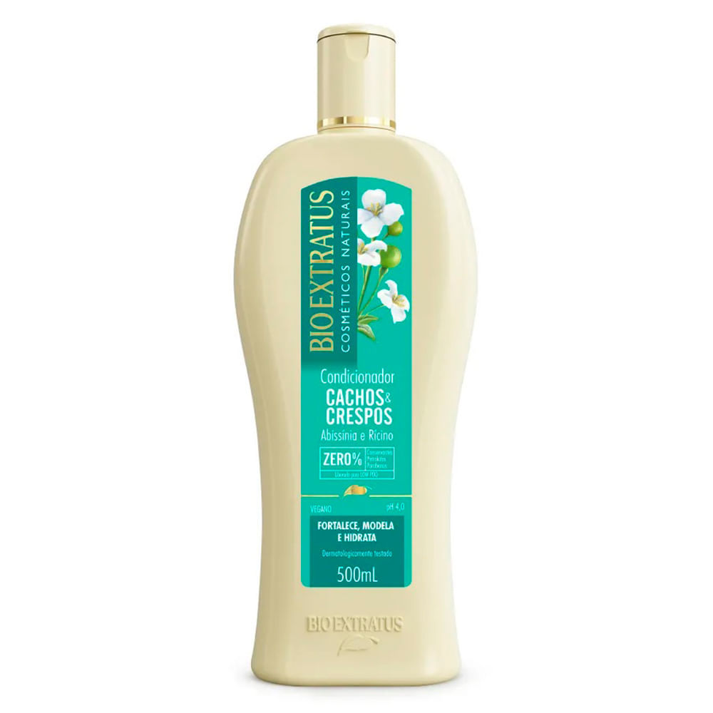 Condicionador Bio Extratus Cachos E Crespos 500ml em Oferta na Shopee
