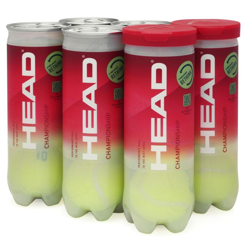 Bola de Tênis Head Championship Pack com 6 Tubos em Oferta na Shopee