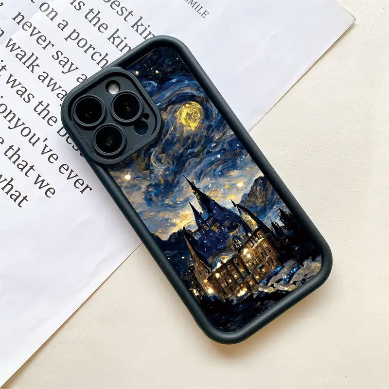 Capinha Capa de silicone Anti-impacto Retro Art para Samsung A15 A72 A05S A54 S21 S22 S23 S24 S25 FE ULTRA