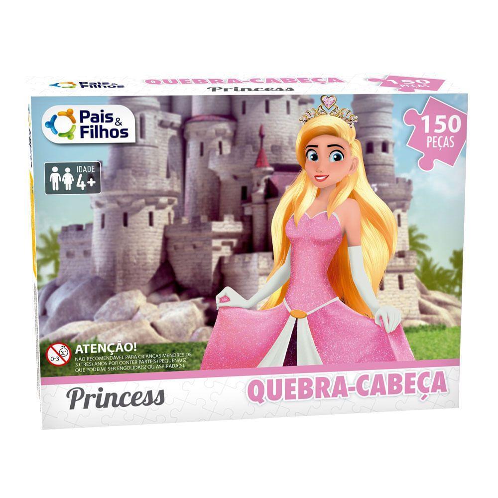 Quebra-Cabeça Princess 150 Peças - Pais e Filhos em Oferta na Shopee