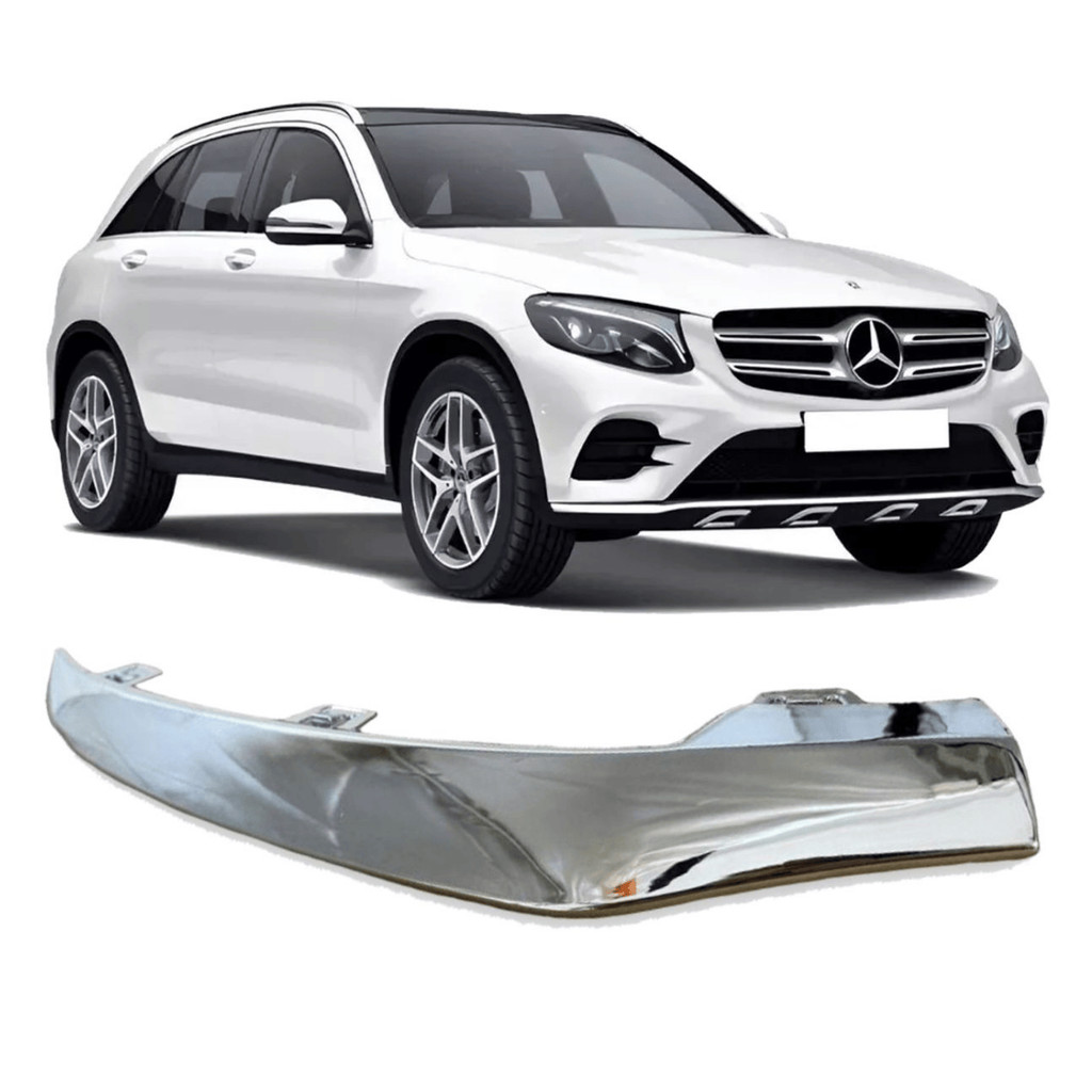 Friso Parachoque Dianteiro Mercedes GLC250 e GLC43 AMG de 2016 a 2019 - Direito