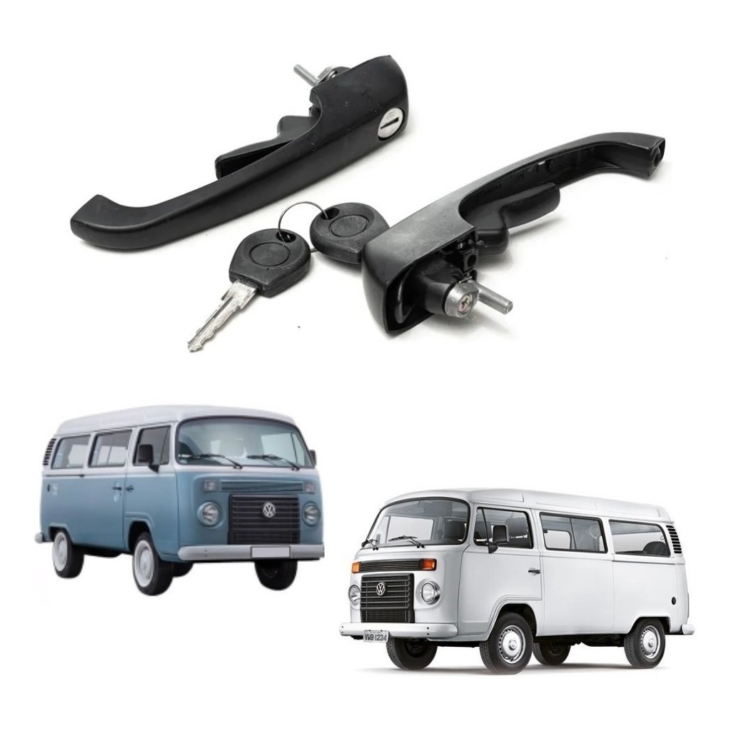 Par Maçaneta Externa Porta Dianteira Kombi 1975 Até 2013