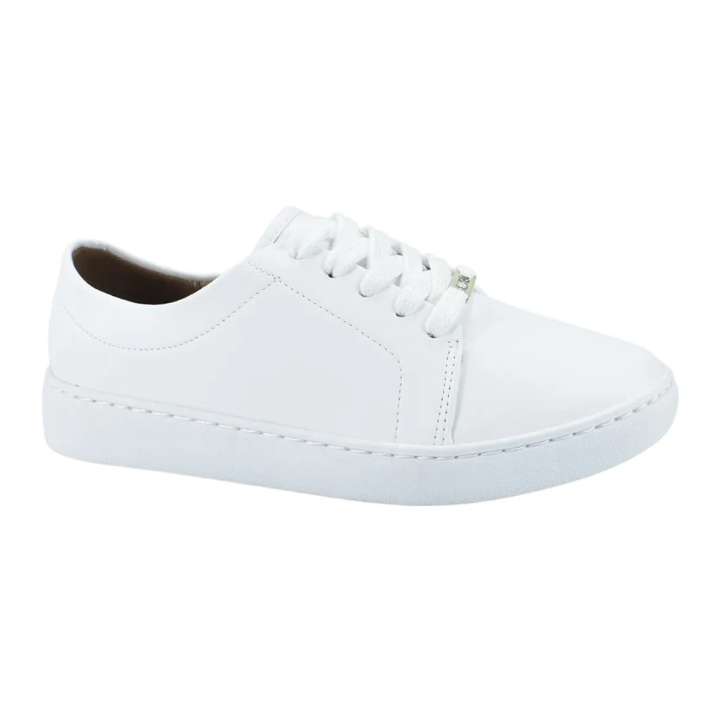 Tênis Vizzano Feminino Branco Casual Moderno Confortável Leve Sneaker Dia a Dia Tendência Estiloso