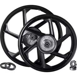 Rodas Liga Leve Biz 100/110i/125 2006 Até 2024 Freio A Tambor Modelo 6 Pontas (PAR)