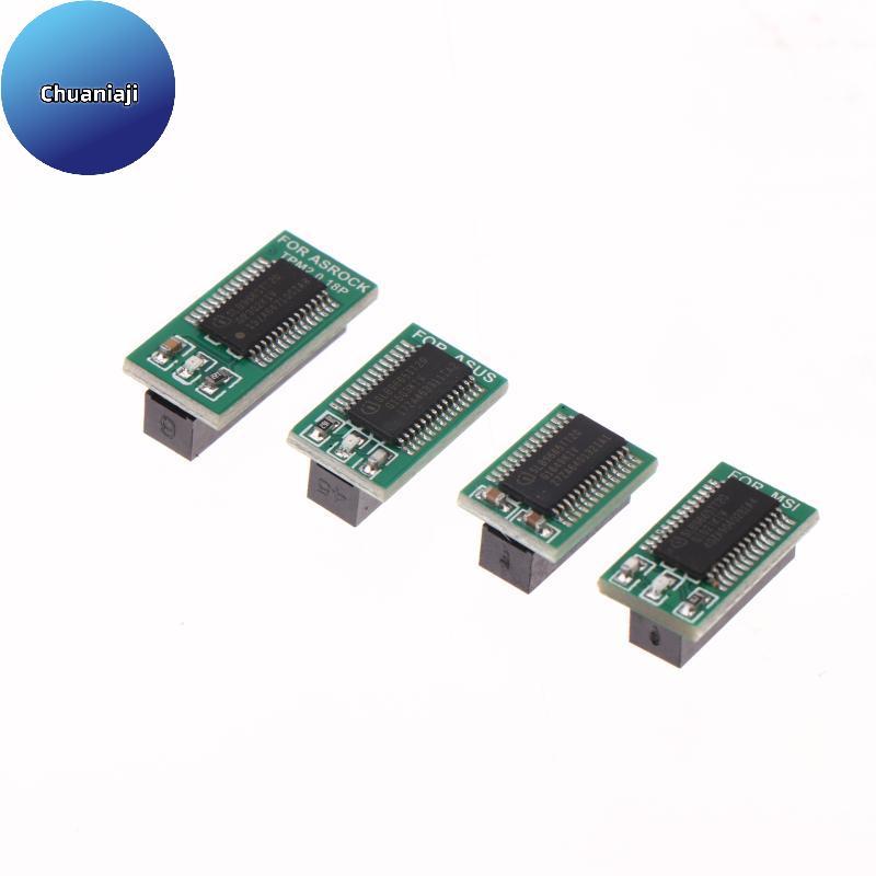 Chuaniaji TPM 2.0 Módulo 12/14/18Pin Placa-Mãe Para ASUS MSI GIGABYTE ASRo De Segurança De Remoto BR